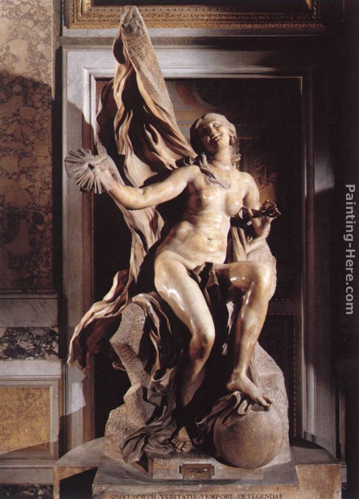Truth painting - Gian Lorenzo Bernini Truth art painting
